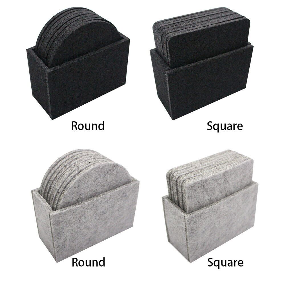 Home Heat Resisten Absorbent Coaster Cup Mat Pad Heat Resistent Cup Costers Drink Coasters Cup Mat