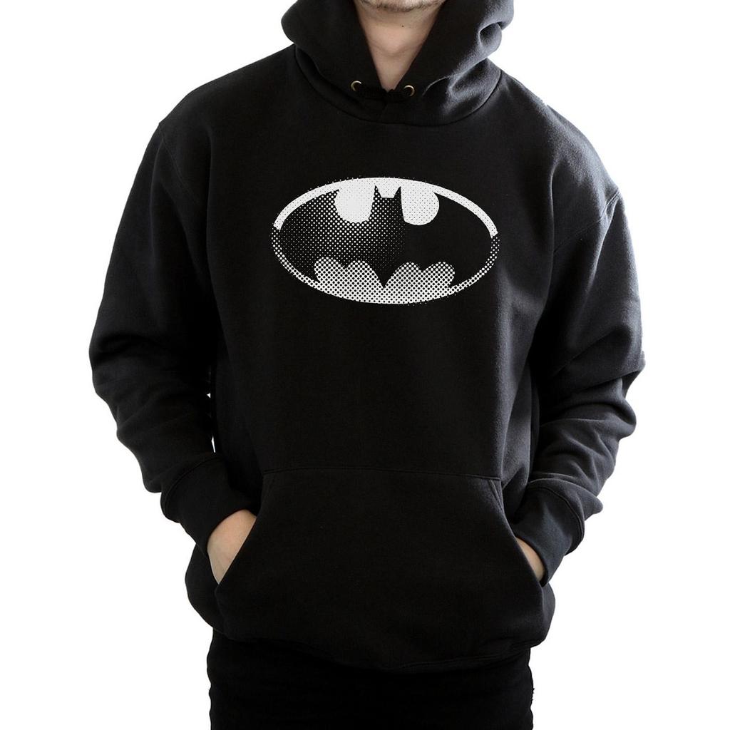 DC Comics Mens Batman Spot Logo Hoodie