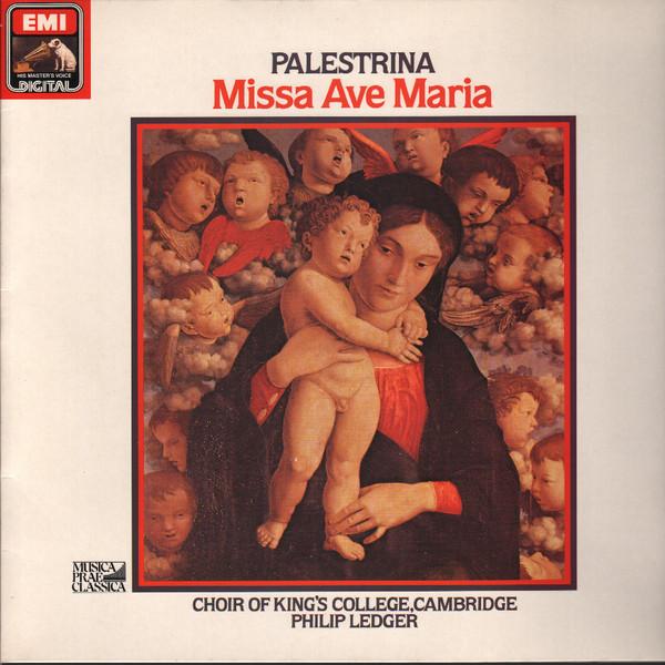 Виниловая пластинка ХОР КОЛЛЕДЖА КОРОЛЯ, КЕМБРИДЖ, - Палестрина, Missa Ave Maria 1C06743029T Die Stimme Sein 1982 Германия Классика Б/у