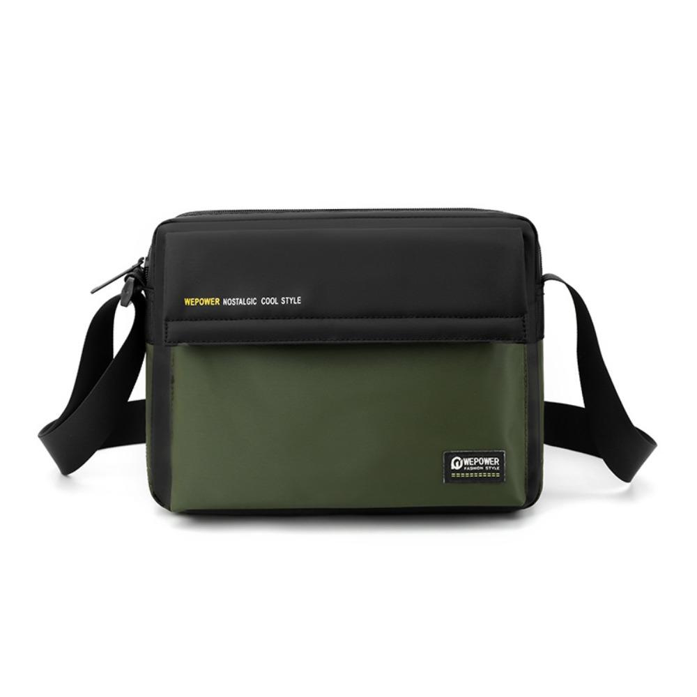 Large Capacity Men's Shoulder Bag Fabric Nylon Crossbody Bag Casual Man Messenger Bag Hiking