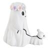 Ghost Walking Dog Statue Spooky Cute Resin Home Decoration Tabletop Ornament Ghost Dog Decor for