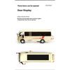 Масштаб 1/32 Toyota Coaster Роскошный Бизнес-Автомобиль Сплав Металл Литой Модель Автомобиля Звук и Свет Детская Игрушка Подарок для Детей Мальчик Презент