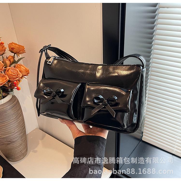 Сумка-тоут Bow Babes для женщин 2024 года, новая летняя сумка-тоут, сумка-подушка через плечо, сумка через плечо