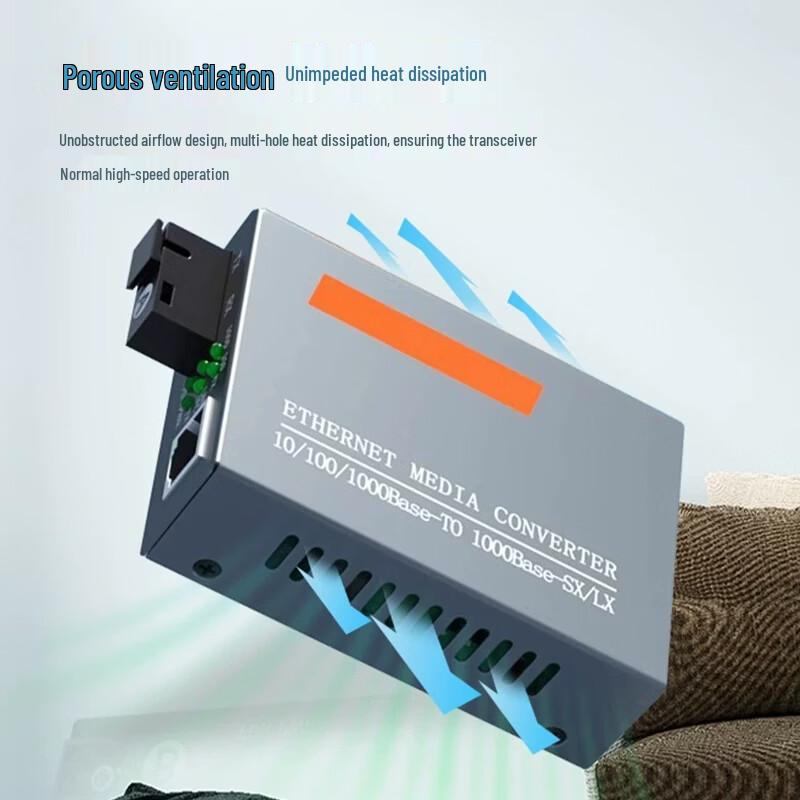 VBOBTDATA Gigabit Single-Mode Fiber Optic Transceiver
