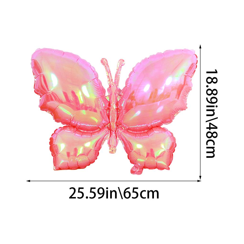 1 шт. разноцветный воздушный шар из алюминиевой фольги в виде бабочки подойдет для тематической вечеринки с бабочками, свадьбы, дня рождения, украшения подарка