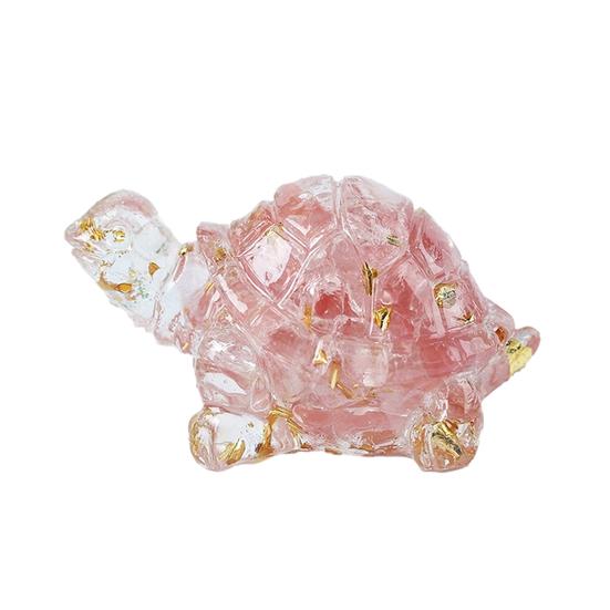 Искусственный кристалл, фигурка черепахи, искусственная эпоксидная миниатюрная статуя, стол из смолы, центральная часть автомобиля, домашний офис