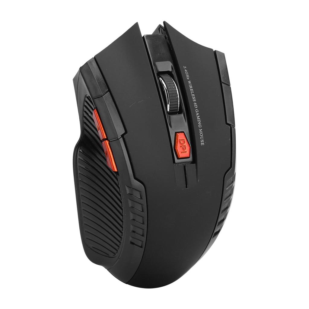 Беспроводная мышь 2.4G 3 уровня регулируемая оптическая компьютерная внешнее устройство с USB-приемникомЧерный