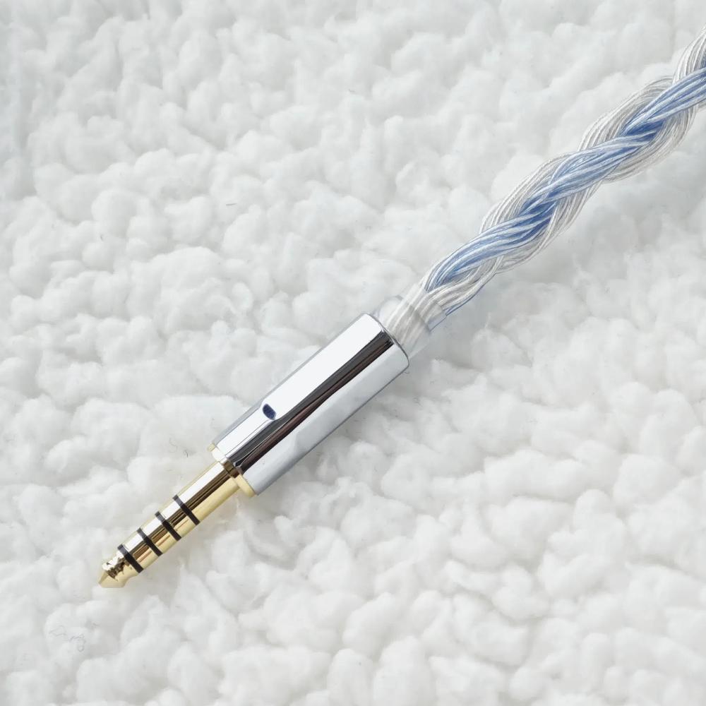Replacement Cable for FiiO FH3 FH9 FD15 32-Core Graphene-Coated 1.2m 2.5/3.5/4.4 32-Core Tangle-Free Design Earphone Wire