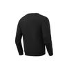 Li-Ning Fitness Series 3D Tailored Solid Crew Neck Sweatshirt Men Tops Black AWDS007-1