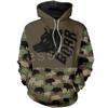 Свинья Охотник на кабанов Охота на животных Камуфляж Татуировка 3D Печать Мужской/Женский Пуловер Новая Мода Смешные Толстовки