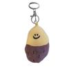 Sweet Potato Shaped Plush Keychain Soft PP Cotton Multifunctional Plush Stuffed Doll Keychain for