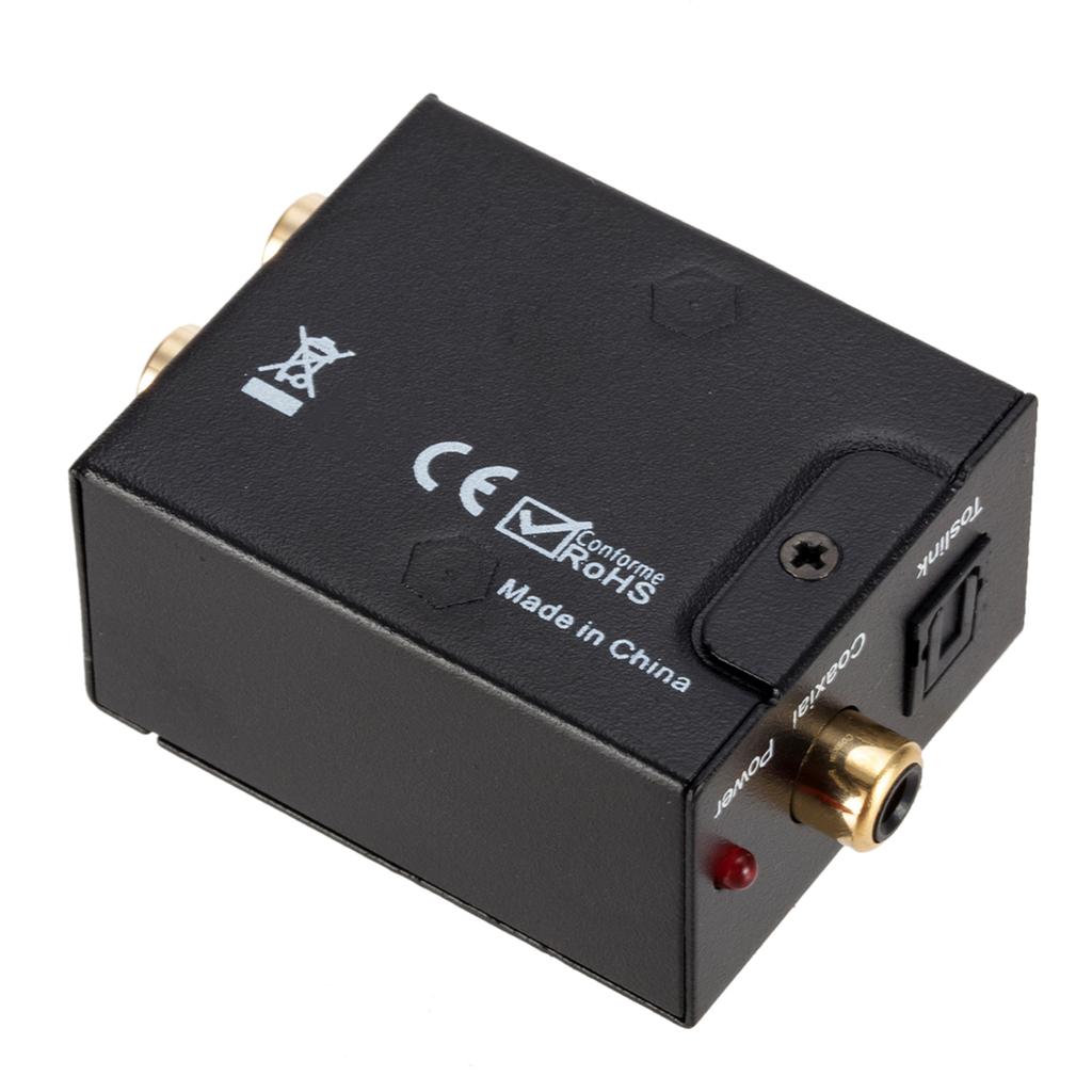 Digital to Analog Audio Converter Optical Fiber Coaxial Toslink To Audio Decoder Amplifier Digital Fiber Conversion