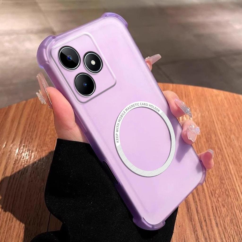Мягкий матовый чехол-конфета для realme C53 C51 Note 50 4G Эстетичный полупрозрачный чехол с защитой от падений