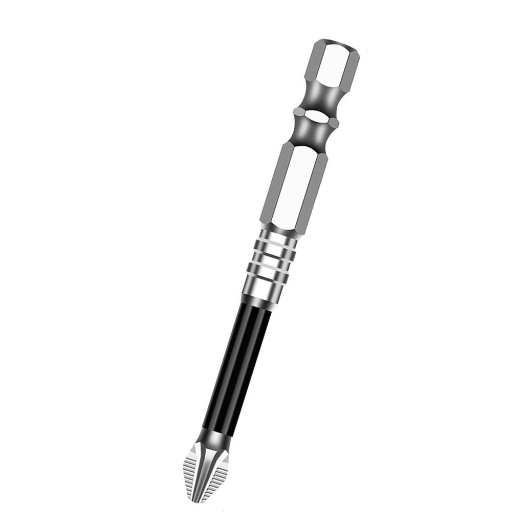 1Piece Nonslip 5A Crosses Head Screwdriver Bits Alloy Steel Magnetic Impact Driver Bits for Home & Professional Use