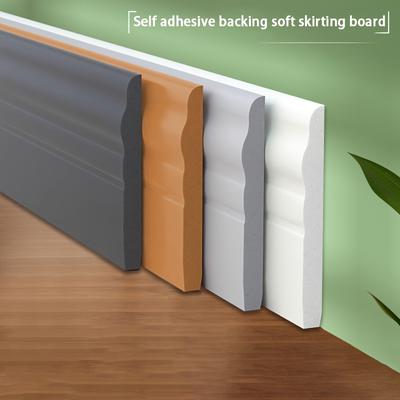 3M/Рулон NBR Бордюрная Линия Наклейка на Стену Самоклеящаяся Линия Талии Плинтус для Домашнего Декора Противоударный