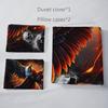 Fire Eagle Skull Three-Piece Quilt Cover 3D Digital Printing Bedding Set Bed Cover