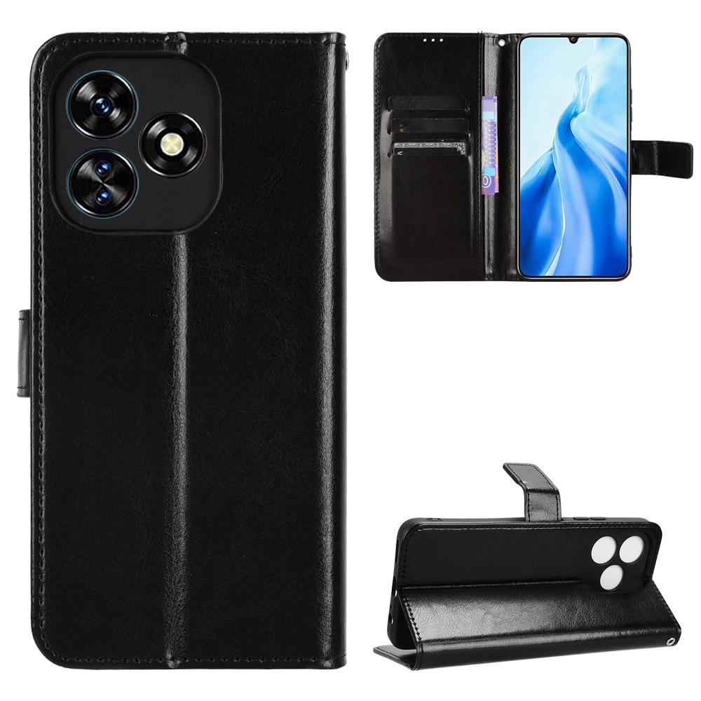 for Oukitel C51 Wallet Case with Kickstand & Card Slots – Shockproof, Dustproof, Business Heavy Duty Flip Leather Cover