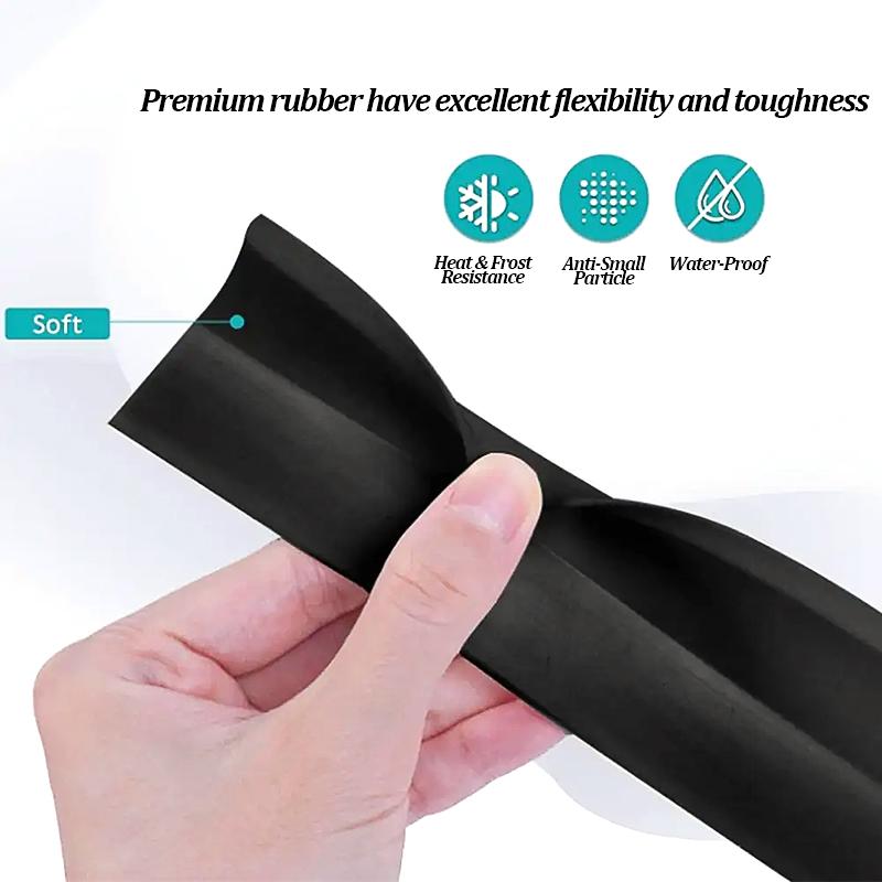 2м ТПЭ Оконный Водоотталкивающий Порог Балкон Самоклеящаяся Водонепроницаемая Уплотнительная Лента Домашний Оконный Край Водоотводчик Фартук