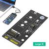 M.2 Key B SSD To SATA 2.5 Adapter for NGFF M.2 2280 2260 2242 2230 SSD Large IC (Not for M.2 NVME)