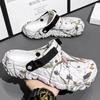 Men Summer Clogs for Men Summer Beach Slippers Men Outdoor Slide Sandals Man Garden Shoes Male Summer Clogs