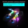H8WC LED Light Up Shoelaces for Night Running, Party, Colorful LED Shoelaces Glow Shoelaces Lighting Shoe Laces