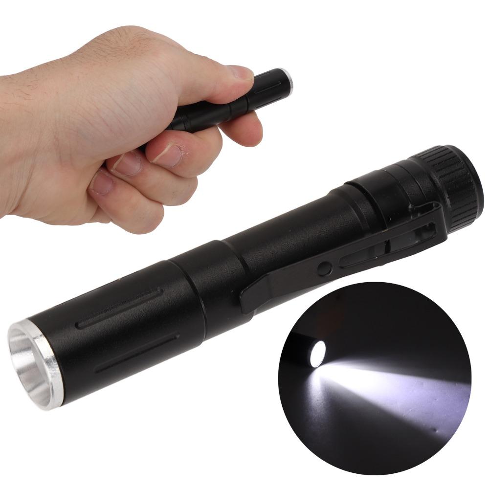 Waterproof LED Flashlight Aluminum Alloy LED Pen Light Durable Pocket Torch Inspection