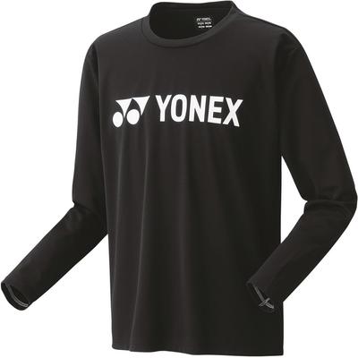Черная футболка Yonex с длинным рукавом, размер L, (007),