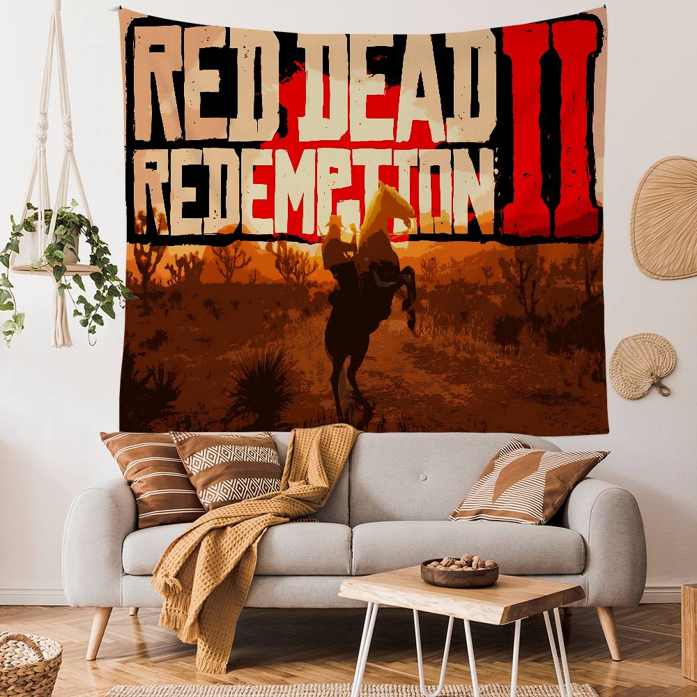 RRed DDead RRedemption 2 Сделай сам Настенный Гобелен Искусство Научная Фантастика Комната Домашний Декор Настенное Искусство Декор