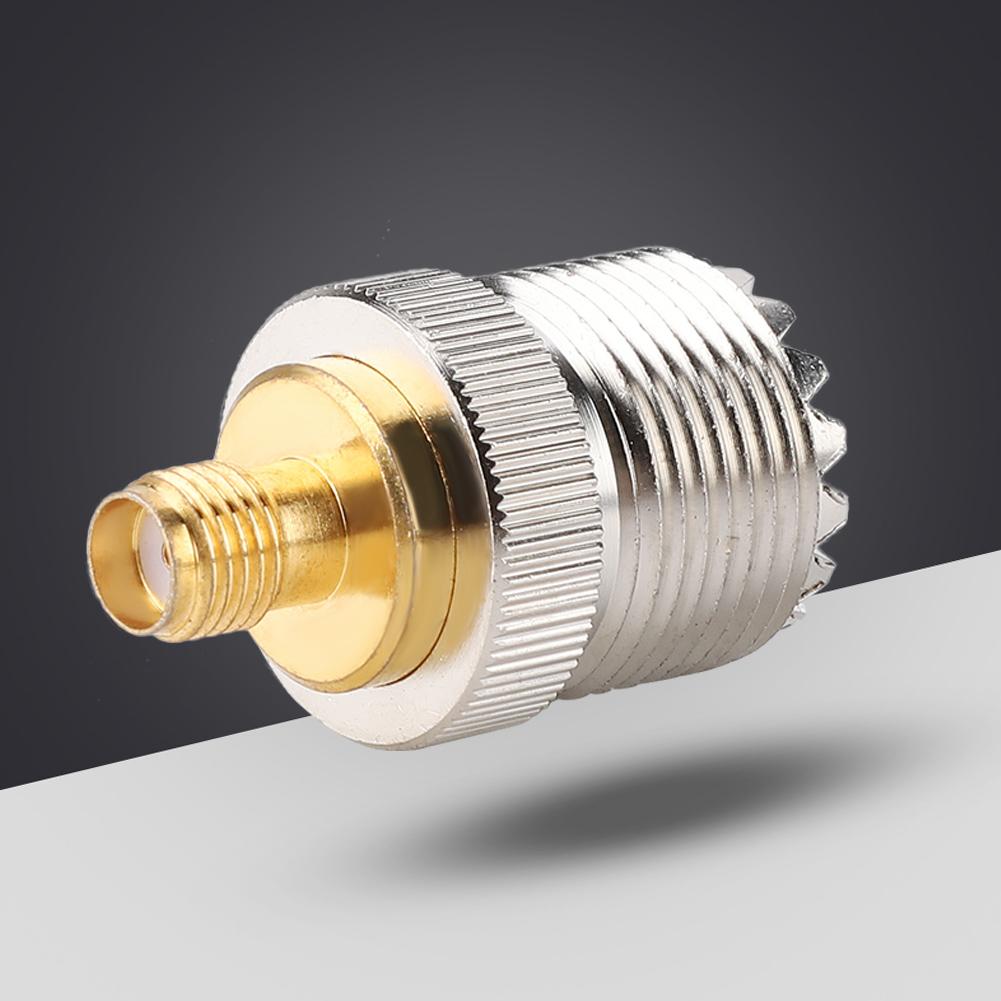 2PCS UHF Female S0239 to SMA F адаптер RF коаксиальный адаптер конвертер разъем