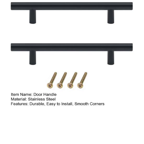 1 комплект дверных ручек в современном стиле из нержавеющей стали, дверная ручка для ящика, мебельная ручка, товары для дома