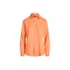 Polo SS24 однотонная рубашка свободного кроя с вышитым пони-узором и длинным рукавом, женские рубашки оранжевого цвета WMPOSHTNDO20592-600