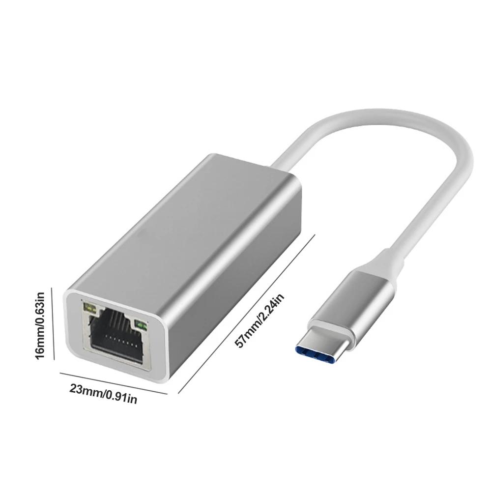 USB/Type-C Ethernet-адаптер 10 Гбит/с USB на RJ45 Lan Сеть для Ноутбука ПК Windows Xiaomi Mi Box Nintendo Switch Сетевая карта