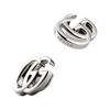 Gucci GG Marmont Double G Logo Classic Quilted Brass Earrings Unisex Earrings Silver 864808-I4601-0926