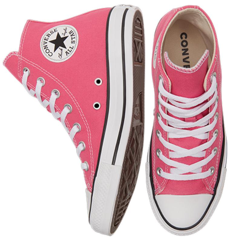 Converse Chuck Taylor All Star Comfortable and Versatile High-Top Canvas Unisex Pink