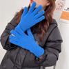 Touch Screen Winter Gloves Thick All Finger Gloves New Student Gloves  Cycling Driving
