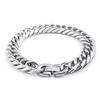10mm New Trend Stainless Steel Widening and Thickening Strong and Mighty Men's Titanium Steel Bracelet Bodybuilding Muscle Jewelry