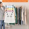 Non-slip Folding Tape Clip Multi-Layer Finishing Hanger Portable Home Storage