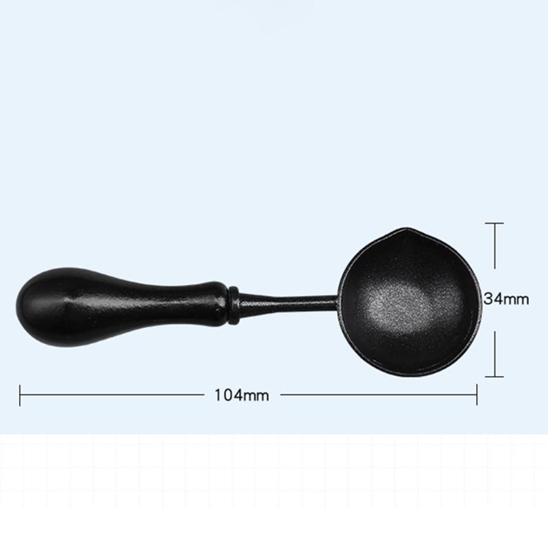 Ложка с антипригарным покрытием Ложки для огненного лака Ложки для восковых гранул и восковых полосок Ложки для плавления воска Аксессуары и сургучная печать