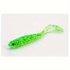 Open belly fish long rolled tail soft bait, lure soft bait used for bass, saltwater and freshwater fishing - lifelike design and