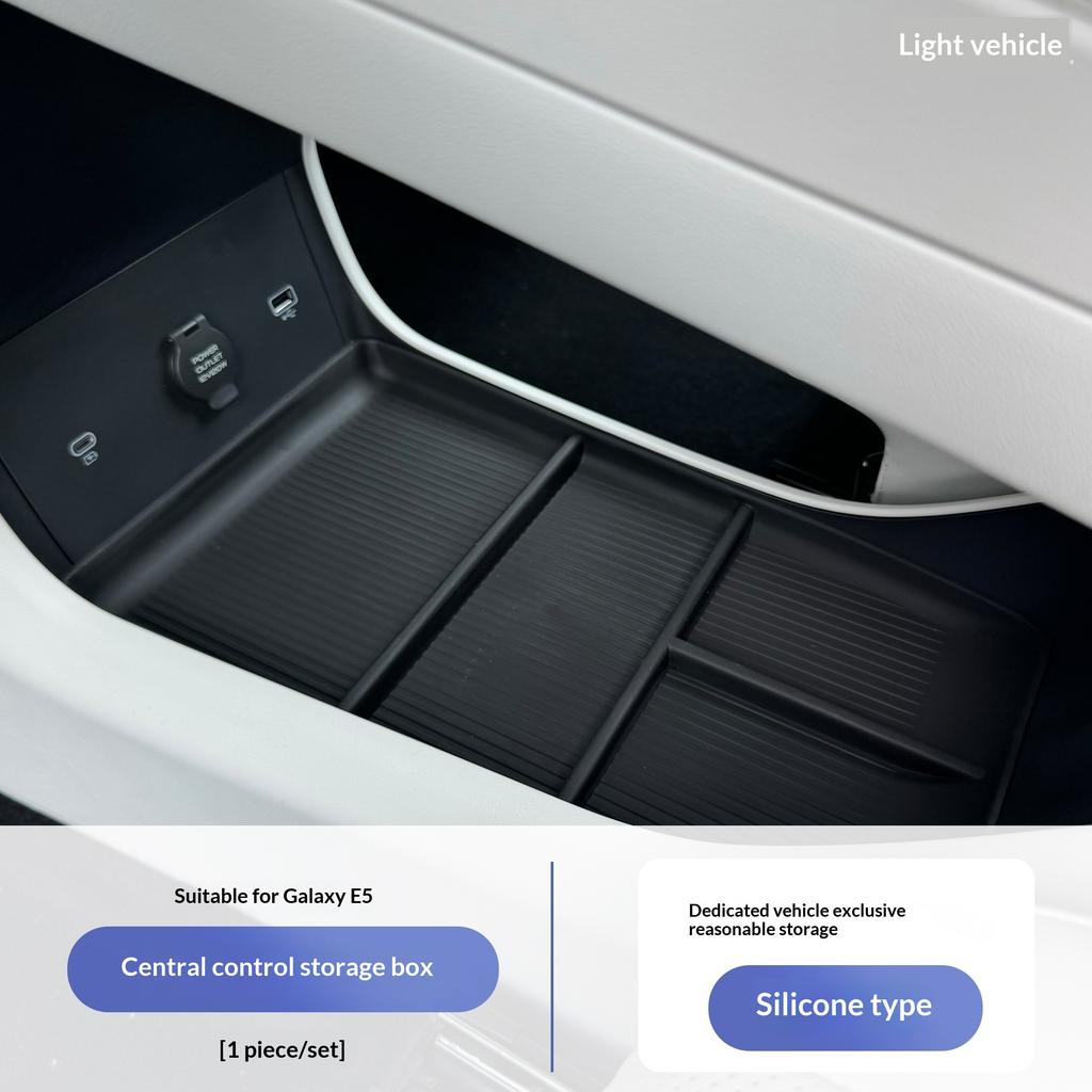 Для Geely Galaxy E5/EX5 Автомобильная центральная консоль Подстаканник Силиконовая крышка Аксессуар для модификации интерьера Защита от падения