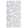 Полотенце для ванной nishikawa Miffy 60X120 см, моющееся, хлопковое жаккардовое плетение, мягкое на ощупь, сделано в Японии, серое XT14308631 [Nishikawa] 100%