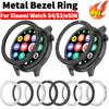 For Xiaomi Watch S4 S3 Metal Bezel Replacement Case Cover Metal Protector Watch Case Strap Cover for xiaomi Watch S4 S3 eSIM