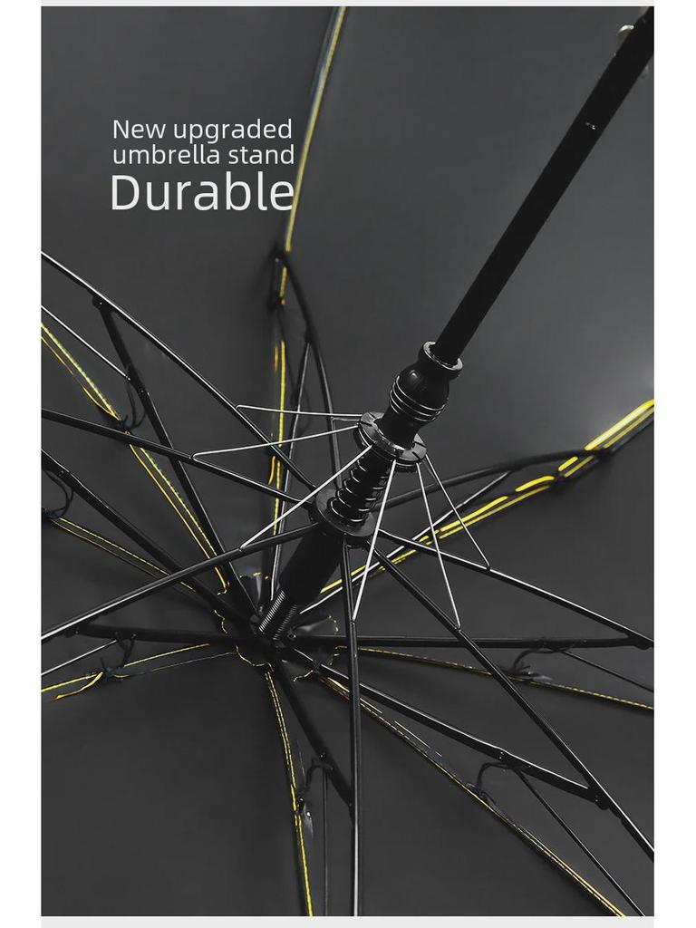 Мультяшный зонт «Утка»: Полуавтоматический, многоцветный, черный пластик, деревянная ручка, симпатичный дизайн в виде желтой утки