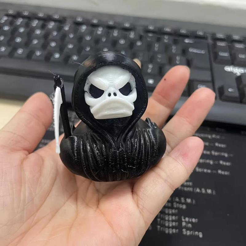 Grim Reaper Duck A 3D Printed Scary Death Duck Statue Suitable for Home Decoration Halloween Decoration for Haunted House Party