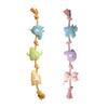 Durable Rope Knot Dog Toy Small Medium Breeds - Interactive Chew With Squeaker Plush Material Training