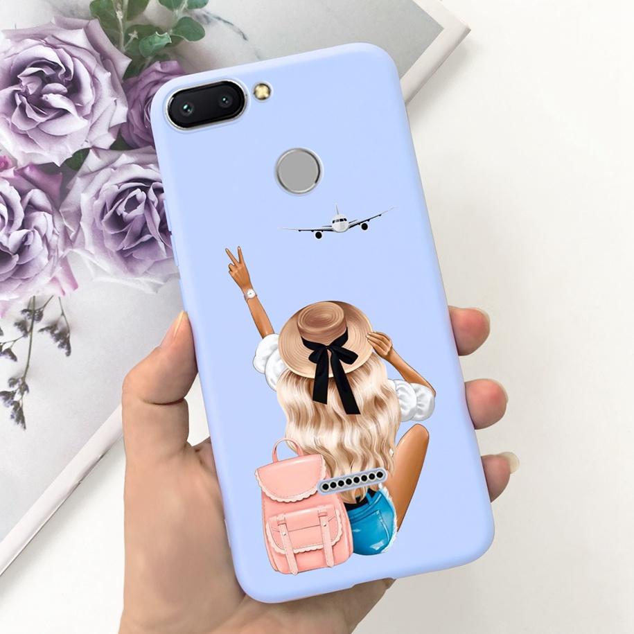 For Xiaomi Redmi 6 Case Redmi 6A Cover Cute Dinosaur Duck Cat Shockproof Bumper For Xiomi Redmi 6 6A Fundas Redmi6 Redmi6A Coque