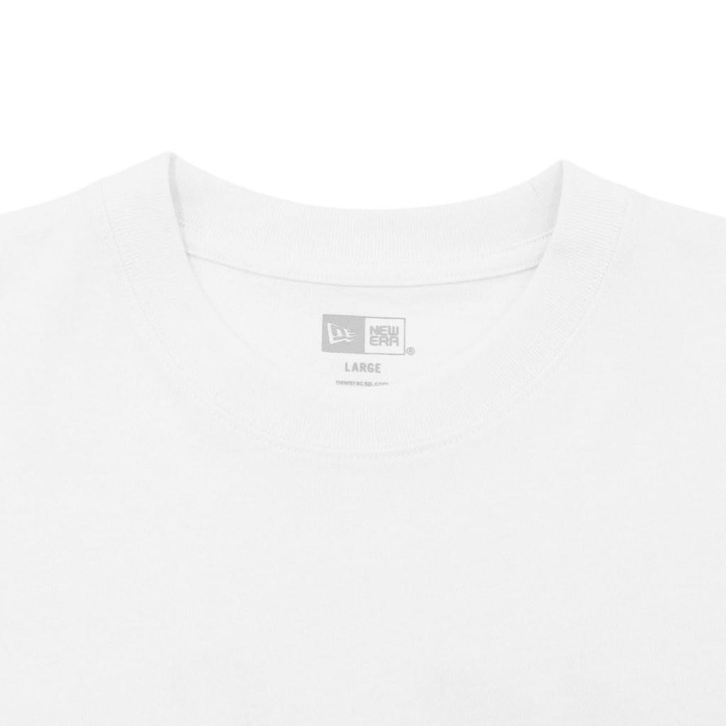 New Era Classic NE Short Sleeve Exclusive to Size T-Shirt, White, ONSPOTZ, Oversized, XL, S/S