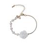 Super fairy rose bracelet french pearl butterfly elegantretro bracelet