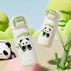 Термос из нержавеющей стали милый панда соломинка чашка для воды дети и студенты двойная эластичная крышка тренд игра спорт чашка для воды