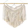 Macrame Wall Hanging Boho Decoration Chic Driftwood Tapestry 65 X 35cm